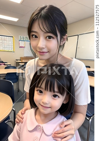 婦女和兒童的肖像 112527575