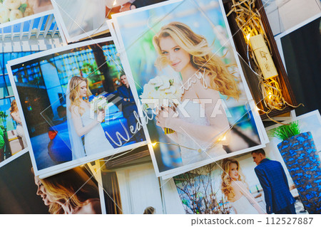 Beautiful printed wedding photos. Professional photography. 112527887