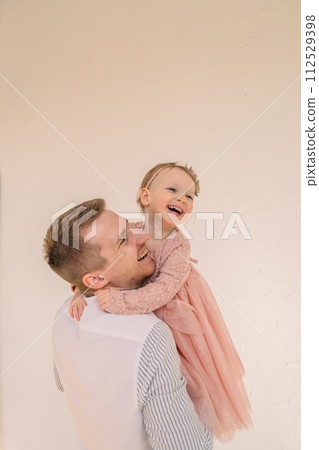 father with daughter having fun father with daughter having fun 112529398