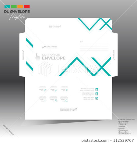 envelope for corporate and any use 112529707