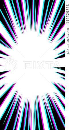 Pop concentrated line background material with misalignment style Pop concentrated line background material with misalignment style 112529828