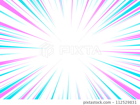 粉紅藍色流行濃線背景素材 粉紅藍色流行濃線背景素材 112529831