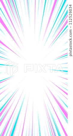 Pink and blue pop concentrated line background material Pink and blue pop concentrated line background material 112529834