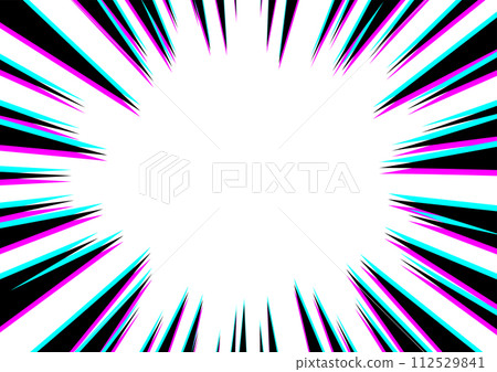 Pop concentrated line background material with misalignment style Pop concentrated line background material with misalignment style 112529841