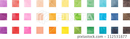 多彩方形背景材料 112531877
