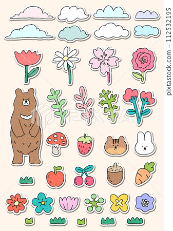 natural animals and plants 112532195
