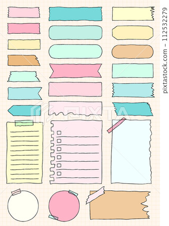 Diary decoration sauce Diary decoration sauce 112532279