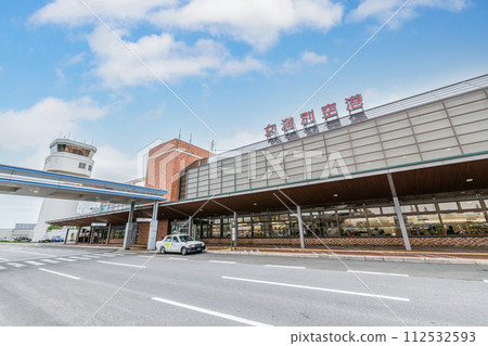 Memanbetsu Town, Hokkaido, Memanbetsu Airport on a sunny day Memanbetsu Town, Hokkaido, Memanbetsu Airport on a sunny day 112532593