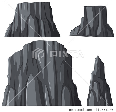 Assorted Vector Rock Formations 112535276
