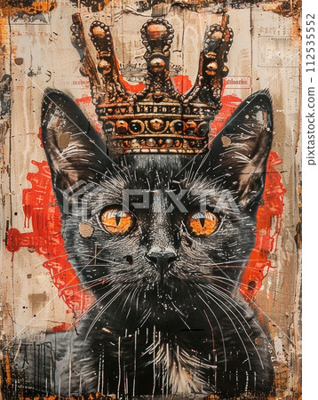 Behold a majestic feline portrait Behold a majestic feline portrait 112535552