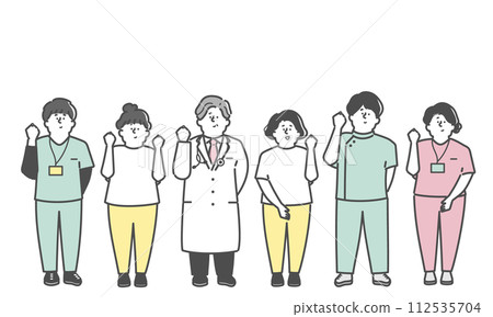 醫護人員插圖集 112535704
