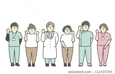 醫護人員插圖集 112535705