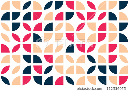 Background of chaotic figures of different colors. 112536055
