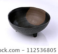 Studio shot Japanese tradition, Satsuma bowl white background 112536805
