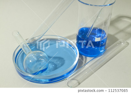 Concept of science with different laboratory accessories Concept of science with different laboratory accessories 112537085