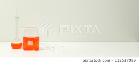 Concept of science with different laboratory accessories Concept of science with different laboratory accessories 112537089