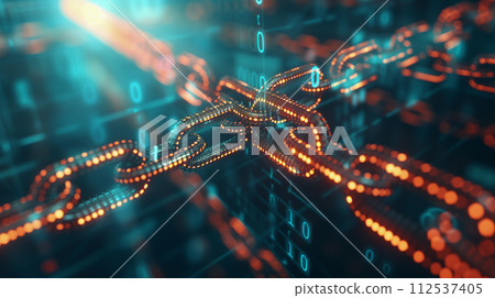 Blockchain Abstract Background Concept 112537405