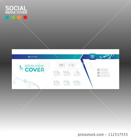 social media cover banner for any best company use 112537555