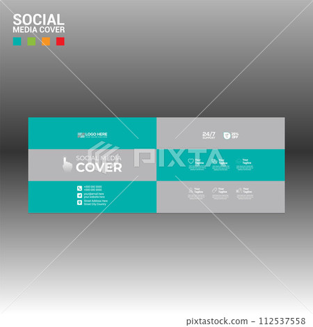 social media cover banner for any best company use 112537558
