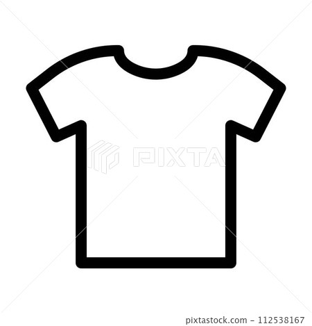 T-shirt icon, vector template element illustration for design 112538167