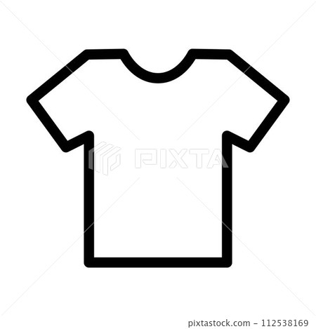 T-shirt icon, vector template element illustration for design 112538169