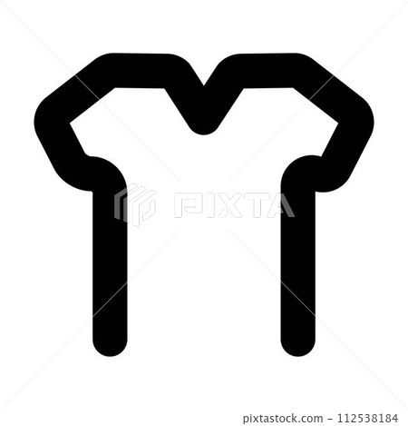 T-shirt icon, vector template element illustration for design 112538184