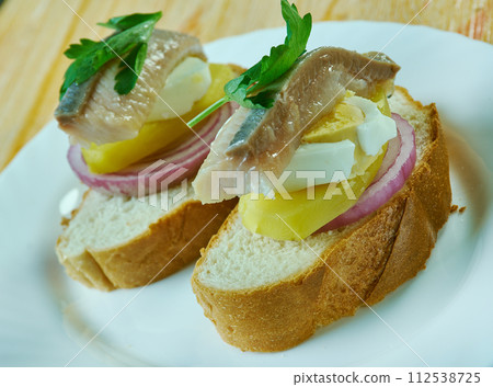 Marinated Fish Canapes Marinated Fish Canapes 112538725