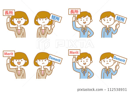 Variation set for people who raise their strengths and weaknesses 112538931