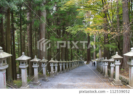 [秩父市] 三峰神社，石燈籠參道 112539052