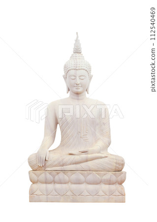 Buddha statue isolated on white background Buddha statue isolated on white background 112540469
