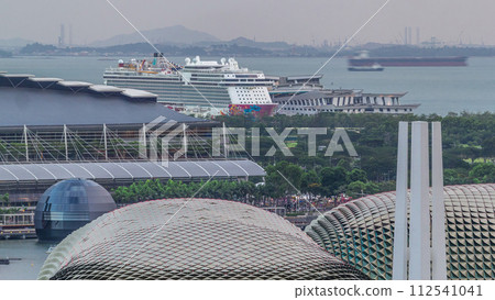 Singapore Cruise Centre is a cruise terminal aerial timelapse in HarbourFront. Singapore Cruise Centre is a cruise terminal aerial timelapse in HarbourFront. 112541041