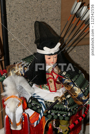 岩手縣盛岡市歷史建築一倉屋內的武士玩偶 岩手縣盛岡市歷史建築一倉屋內的武士玩偶 112542556