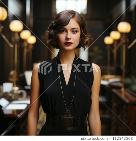 Woman Living in the Past 112542568