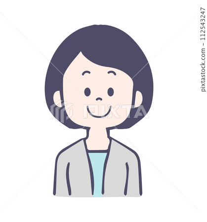 Young woman in a suit Young woman in a suit 112543247
