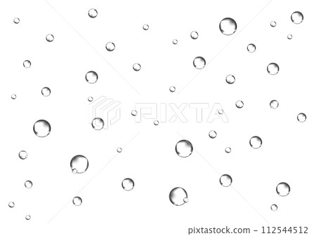 round dots with water drops 112544512