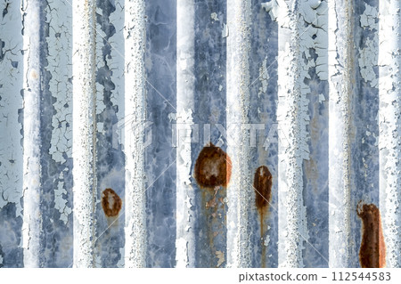 Weathered galvanized iron exterior wall, Yokohama Weathered galvanized iron exterior wall, Yokohama 112544583