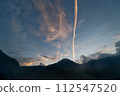 Clouds dyed in sunset 112547520