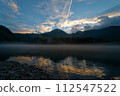 Evening view of Taisho Pond 112547522