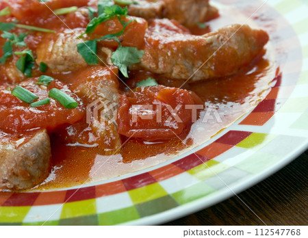 Mexican Grillades and Grits 112547768