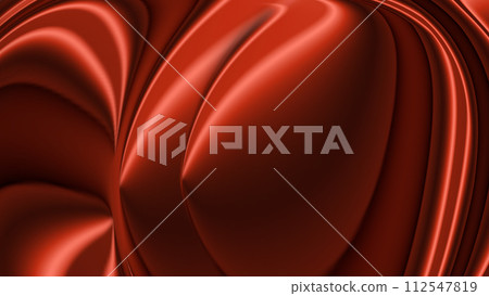 Aesthetically beautiful drawing.Bright red, wavy pattern reminiscent of a woman's breasts. Aesthetically beautiful drawing.Bright red, wavy pattern reminiscent of a woman's breasts. 112547819