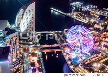 從橫濱地標塔空中花園欣賞夜景 112548160