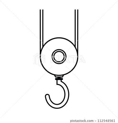 Crane hook icon Crane hook icon 112548561