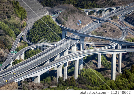 Shin-Shimizu Junction of the Shin-Tomei Expressway in Shizuoka Prefecture 112548662