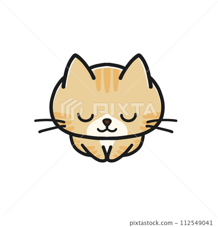 八件棕色虎斑貓坐著鞠躬 八件棕色虎斑貓坐著鞠躬 112549041