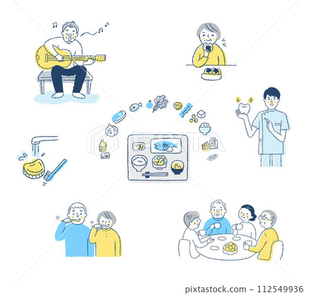Oral frailty prevention lifestyle set 112549936