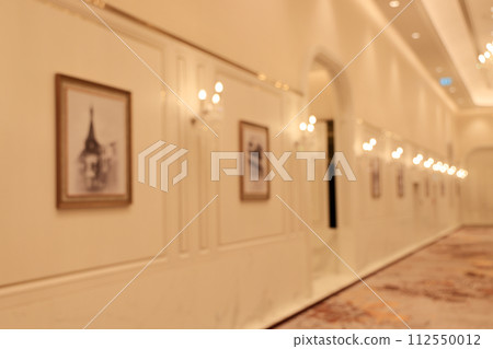 Blur, Abstract Blurred, unfocus, defocus image of modern corridor or hallway. Mystical interior of empty corridor. Blur, Abstract Blurred, unfocus, defocus image of modern corridor or hallway. Mystical interior of empty corridor. 112550012