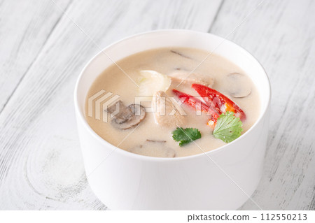 Tom Kha Kai soup Tom Kha Kai soup 112550213