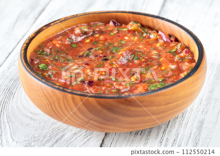 Bowl of salsa Bowl of salsa 112550214