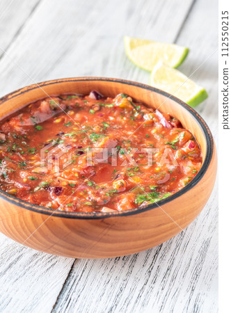 Bowl of salsa Bowl of salsa 112550215