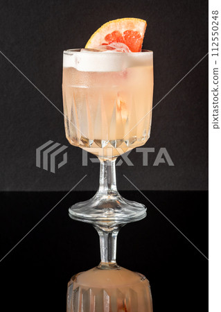 Grapefruit tequila sour cocktail Grapefruit tequila sour cocktail 112550248